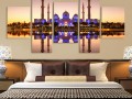 Большая мечеть в сумерках Абу - Даби Изображение 1