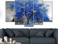 дерево в синих красках Изображение 1